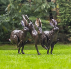 Recycled Metal Hares